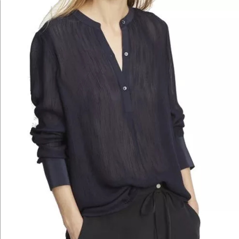 VINCE BLUE BLOUSE 2